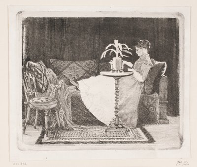 Lesende Dame von Carl Bloch