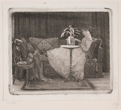 Lesende Dame von Carl Bloch
