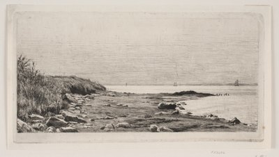 Strandszene. Sonnenschein im Meer von Carl Bloch