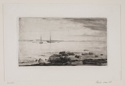 Strandpartie bei Hellebæk von Carl Bloch