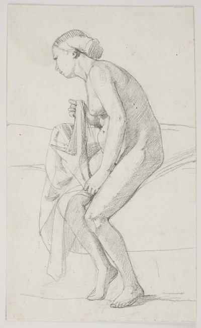 Studien zum Gemälde des Museums "Jairi Tochter" von Carl Bloch