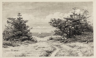 Blick auf das Meer von Carl Bloch