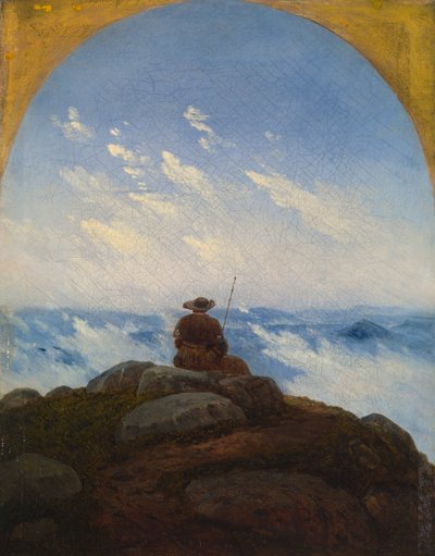 Wanderer auf dem Gipfel von Carl Gustav Carus