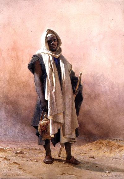 Nassan der Nubier von Carl Haag