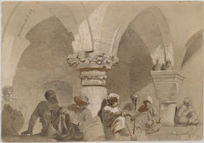 Pfeifenraucher, Jerusalem von Carl Haag