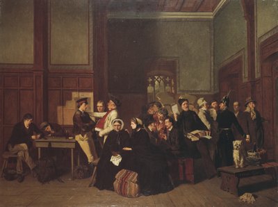 Wartezimmer der dritten Klasse II von Carl Hendrik d Unker