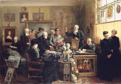 Die Nachlassauktion, 1903 von Carl Johann Spielter