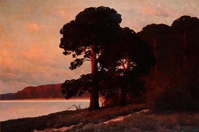 Sonnenuntergang, ca. 1930 von Carl Kenzler