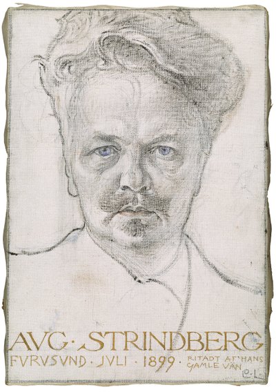 August Strindberg, 1899 von Carl Larsson