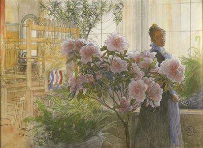 Azalee, 1906 von Carl Larsson