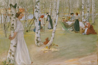 Frühstück im Freien von Carl Larsson