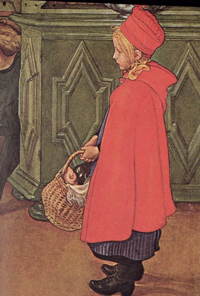 Einkäufe nach Hause bringen von Carl Larsson