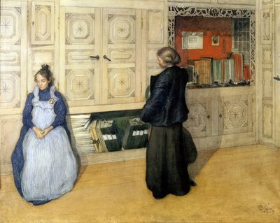 Mutter und Tochter von Carl Larsson
