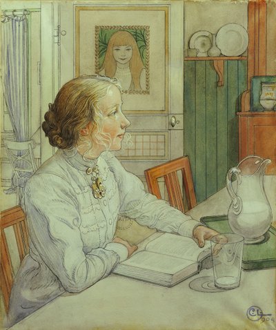Meine älteste Tochter, 1904 von Carl Larsson