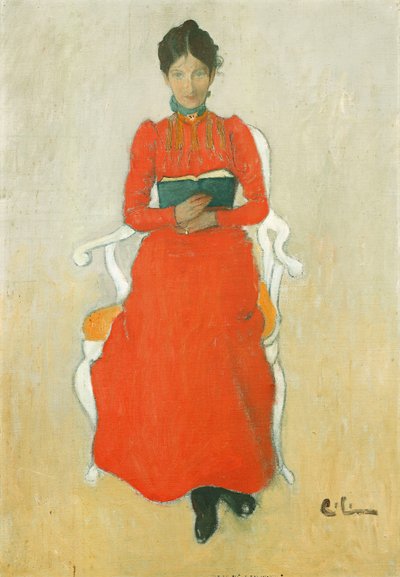 Porträt von Dora Lamm, ca. 1900 von Carl Larsson