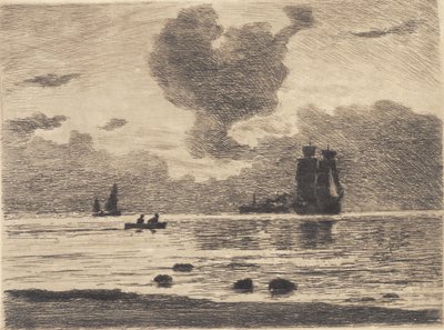 Abend auf dem Meer von Carl Locher
