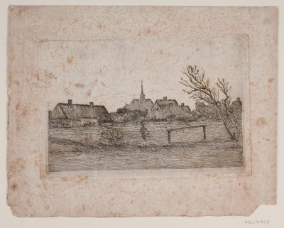 Hornbæk Kirche, Sommerabend von Carl Locher