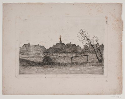 Hornbæk Kirche, Sommerabend von Carl Locher