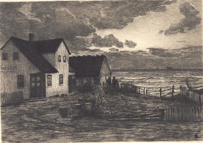 Haus am Meer. Tisvilde von Carl Locher