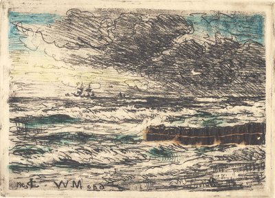Sturm bei Tisvilde von Carl Locher