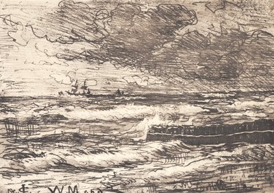 Sturm bei Tisvilde von Carl Locher