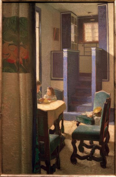 Salon im Haus auf der Hohen Warte von Carl Moll