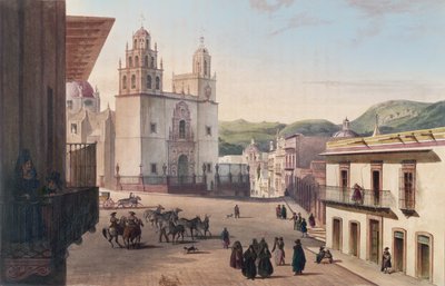 Plaza Mayor de Guanajuato von Carl Nebel