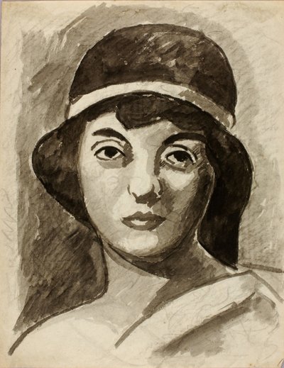 Kopf einer Frau von Carl Newman