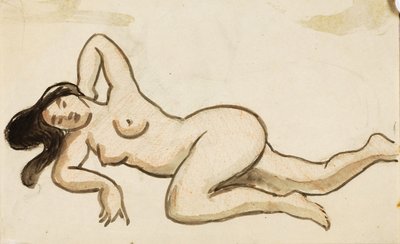Liegender weiblicher Akt von Carl Newman