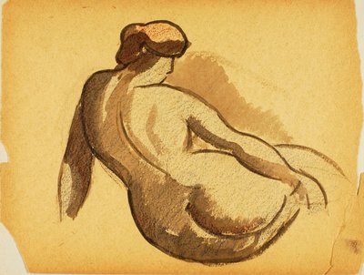 Liegender Akt von Carl Newman
