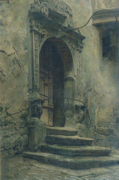 Rathaus in Rothenburg von Carl Probst