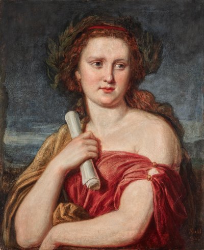 Bildnis einer jungen Dame (Anna von Lieben?) von Carl Rahl
