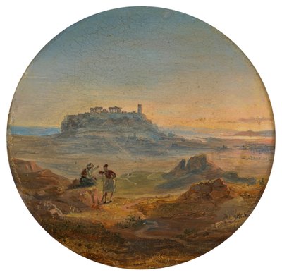 Akropolis von Athen von Carl Rottmann