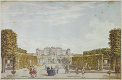 Wien, Oberes Belvedere / Schütz von Carl Schütz