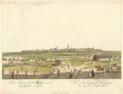 Wien von der Josephstadt aus gesehen von Carl Schütz