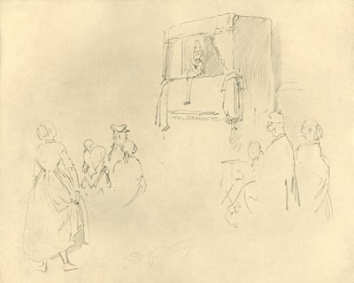 Kasperltheater I von Carl Spitzweg