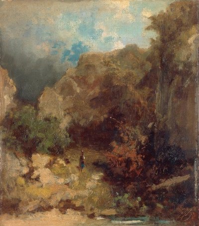 Mädchen im Walde von Carl Spitzweg