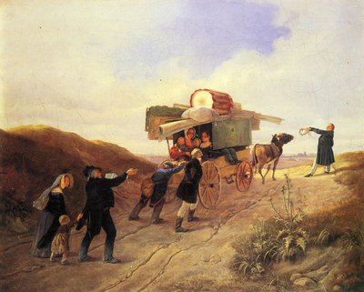 Reisende Komödianten von Carl Spitzweg