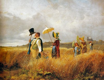 Sonntagsspaziergang von Carl Spitzweg