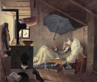 Der arme Poet, 1839 von Carl Spitzweg