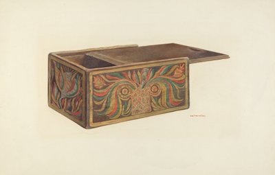 Dekorierte Box von Carl Strehlau