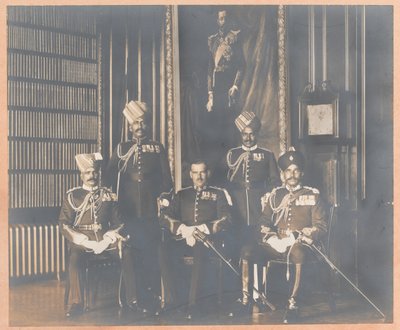 Indische und britische königliche indische Ordonnanzoffiziere von Carl Vandyk