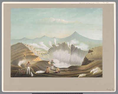 Vulkan Guntur in West-Java von Carl Wilhelm Mieling (possibly)