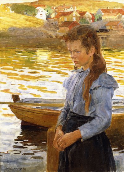 Sommerreflexionen von Carl Wilhelm Wilhelmson