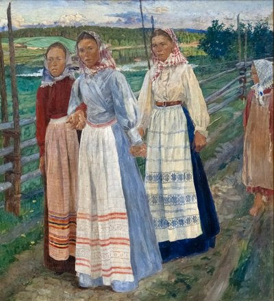 Samstagabend von Carl Wilhelm Wilhelmson