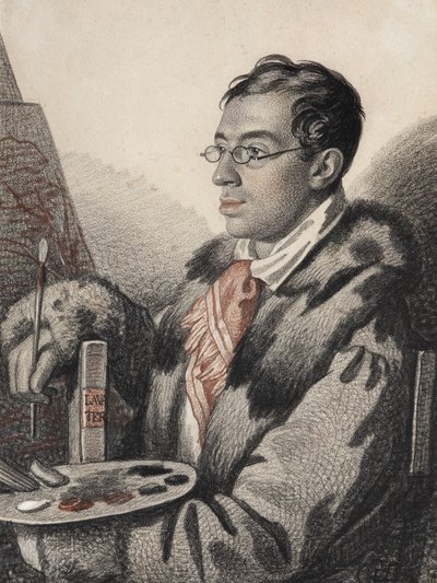 Selbstporträt, 1820-1823 von Carl von Hampeln