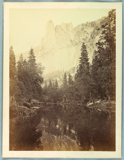 Wächter, 3270 Fuß, Yosemite von Carleton E. Watkins