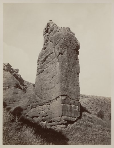 Sentinel Rock, Echo Canyon, Utah von Carleton E. Watkins