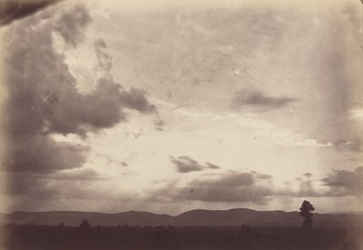 Wolkenstudie, Römische Campagna, ca. 1860 von Carlo Baldassare Simelli