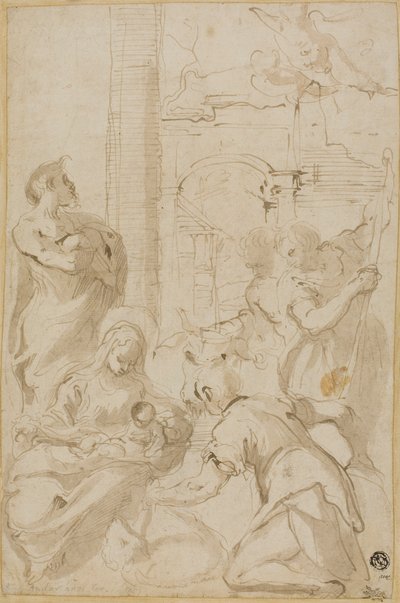 Anbetung der Hirten von Carlo Bononi